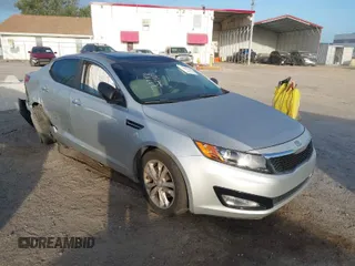 2013 Kia Optima EX with VIN 5XXGN4A7XDG148390, listed as a IAAI auction lot 41961044 with 126,134 mi miles. Bid and sale history available at carsss.com. Image 1.