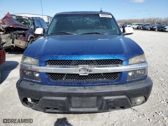 2003 Chevrolet Avalanche with VIN 3GNEC13T43G179188, listed as a Copart auction lot 49908655 with 246,716 mi miles and Salvage Title. Bid and sale history available at carsss.com. Image 5.