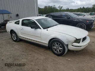 2005 Ford Mustang Deluxe with VIN 1ZVFT80N055206227, listed as a Copart auction lot 54861085 with 235,462 mi miles and Salvage Title. Bid and sale history available at carsss.com. Image 4.