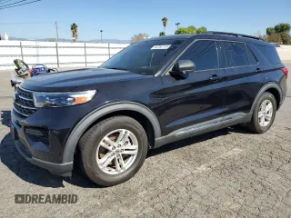 2020 Ford Explorer XLT with VIN 1FMSK7DH8LGB93761, listed as a Copart auction lot 44764115 with 71,504 mi miles and Salvage Title. Bid and sale history available at carsss.com. Image 1.