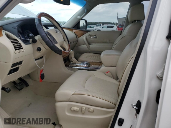2014 Infiniti QX80 with VIN JN8AZ2NF2E9552447, listed as a Copart auction lot 51625235 with 88,140 mi miles and Salvage Title. Bid and sale history available at carsss.com. Image 7.