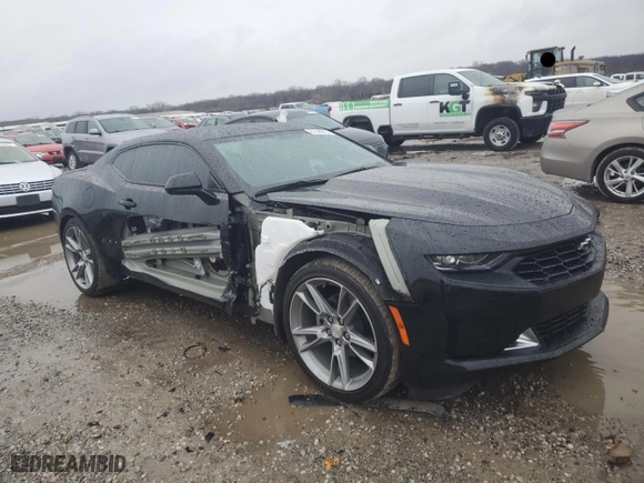 2022 Chevrolet Camaro 2LT with VIN 1G1FC1RS9N0127728, listed as a Copart auction lot 81646993 with 17,114 mi miles and Salvage Title. Bid and sale history available at carsss.com. Image 4.