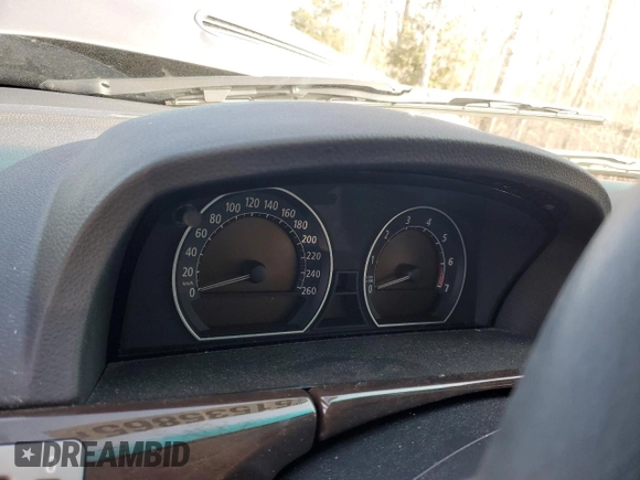 2008 BMW 7 Series 750Li с VIN WBAHN83568DT84734, выставлен на аукционе Copart как лот 51535865 с пробегом Не указан миль и Списание • Salvage title. История ставок и продаж доступна на DreamBid. Изображение 9.