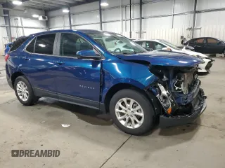 2021 Chevrolet Equinox LT with VIN 2GNAXUEV3M6143606, listed as a Copart auction lot 52160375 with 90,449 mi miles and Salvage Title. Bid and sale history available at DreamBid. Image 4.