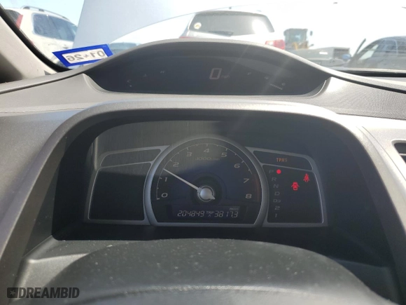 2010 Honda Civic Sdn EX-L with VIN 2HGFA1F97AH502764, listed as a Copart auction lot 48572715 with 204,849 mi miles and Salvage Title. Bid and sale history available at carsss.com. Image 9.
