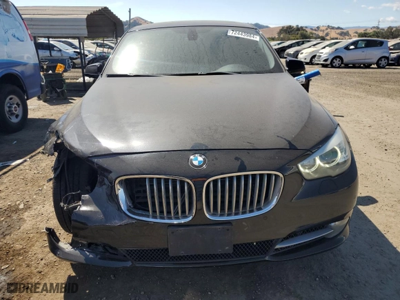 2010 BMW 5 Series Gran Turismo 550i xDrive with VIN WBASP4C58AC341050, listed as a Copart auction lot 72443984 with 120,782 mi miles and Salvage Title. Bid and sale history available at carsss.com. Image 5.