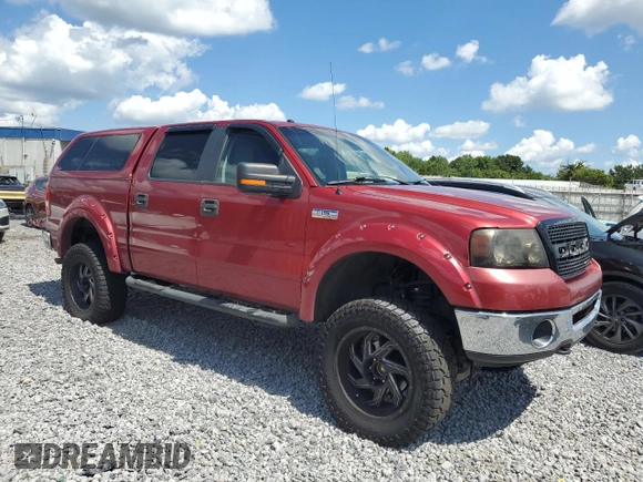 2007 Ford F-150 XLT with VIN 1FTRW14W17KD00400, listed as a Copart auction lot 65022195 with 254,841 mi miles and Clean title. Bid and sale history available at DreamBid. Image 4.