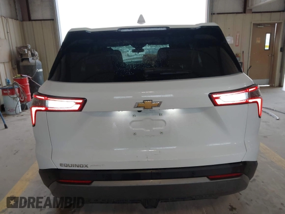 2025 Chevrolet Equinox FWD LT with VIN 3GNAXHEGXSL252341, listed as a IAAI auction lot 42093404 with 7,345 mi miles and . Bid and sale history available at DreamBid. Image 17.
