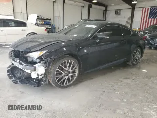 2016 Lexus RC with VIN JTHSE5BC8G5006431, listed as a Copart auction lot 46497245 with 95,831 mi miles and Salvage Title. Bid and sale history available at carsss.com. Image 1.