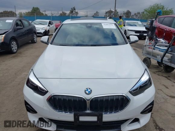 2022 BMW 2 Series 228i with VIN WBA53AK03N7K01287, listed as a IAAI auction lot 41884591 with 16,798 mi miles. Bid and sale history available at carsss.com. Image 12.