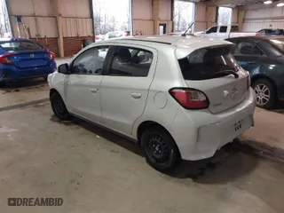 2022 Mitsubishi Mirage ES with VIN ML32AUHJ3NH001715, listed as a IAAI auction lot 41070426 with 54,682 mi miles. Bid and sale history available at carsss.com. Image 3.
