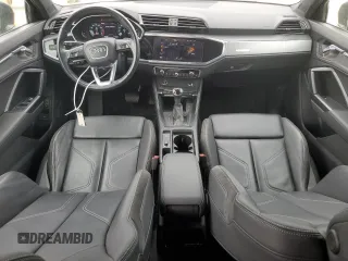 2022 Audi Q3 S line Premium Plus with VIN WA1EECF33N1054639, listed as a Copart auction lot 49807115 with 50,329 mi miles and Salvage Title. Bid and sale history available at carsss.com. Image 8.