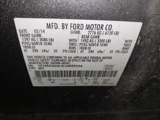 2014 Ford Explorer XLT with VIN 1FM5K8D81EGB57934, listed as a IAAI auction lot 41755203 with 138,265 mi miles. Bid and sale history available at carsss.com. Image 9.