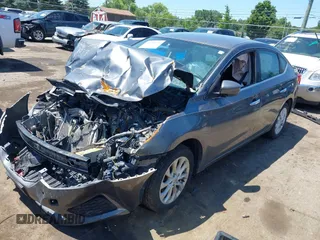 2019 Nissan Sentra SV with VIN 3N1AB7AP6KL627037, listed as a IAAI auction lot 39753676 with Not Provided miles and . Bid and sale history available at DreamBid. Image 2.