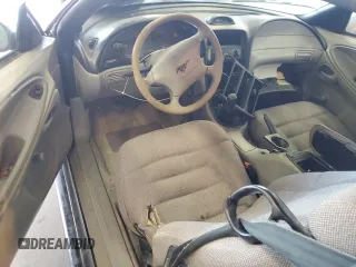 1997 Ford Mustang with VIN 1FALP4047VF158249, listed as a Copart auction lot 55669455 with 175,458 mi miles and Salvage title. Bid and sale history available at DreamBid. Image 8.