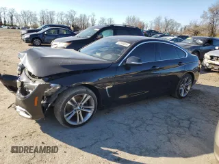 2019 BMW 4 Series 430i xDrive z VIN WBA4J3C58KBL06522, wystawiony jako Copart lot #82569834 z przebiegiem 112 562 mil mil oraz Szkoda całkowita • Salvage title. Historia ofert i sprzedaży dostępna na DreamBid. Obrazek 1.