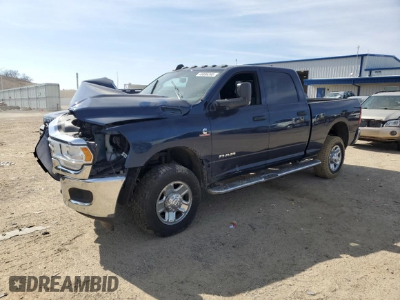 2022 Ram 2500 Tradesman with VIN 3C6UR5CL3NG439407, listed as a Copart auction lot 48886265 with 44,084 mi miles and Salvage Title. Bid and sale history available at carsss.com. Image 1.