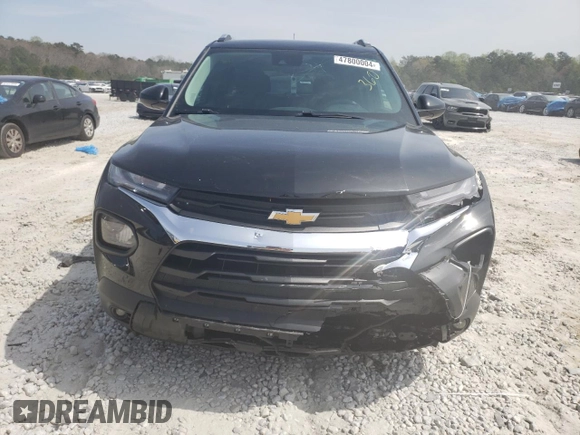 2021 Chevrolet TrailBlazer LT with VIN KL79MPS22MB137449, listed as a Copart auction lot 47800004 with 77,392 mi miles and Salvage Title. Bid and sale history available at DreamBid. Image 5.