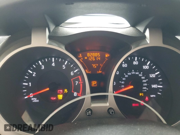 2013 Nissan Juke S with VIN JN8AF5MR4DT207069, listed as a Copart auction lot 54319035 with 82,885 mi miles and Salvage title. Bid and sale history available at DreamBid. Image 9.