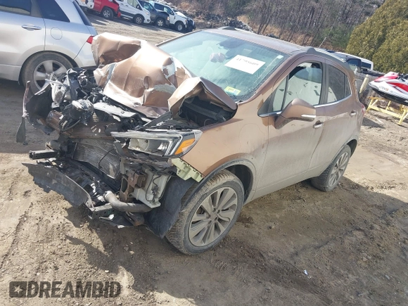 2017 Buick Encore Preferred with VIN KL4CJESB4HB124482, listed as a IAAI auction lot 41795609 with 91,139 mi miles. Bid and sale history available at carsss.com. Image 17.