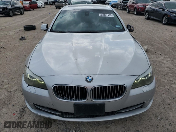 2011 BMW 5 Series 535i xDrive with VIN WBAFU7C54BC872856, listed as a Copart auction lot 53937455 with 152,939 mi miles and Salvage Title. Bid and sale history available at carsss.com. Image 5.