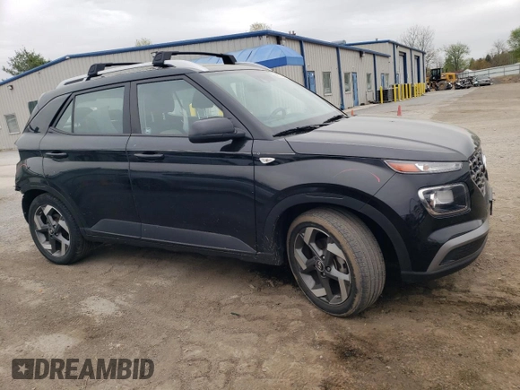 2021 Hyundai Venue SEL with VIN KMHRC8A35MU089922, listed as a Copart auction lot 53972725 with 43,979 mi miles and Salvage title. Bid and sale history available at DreamBid. Image 4.