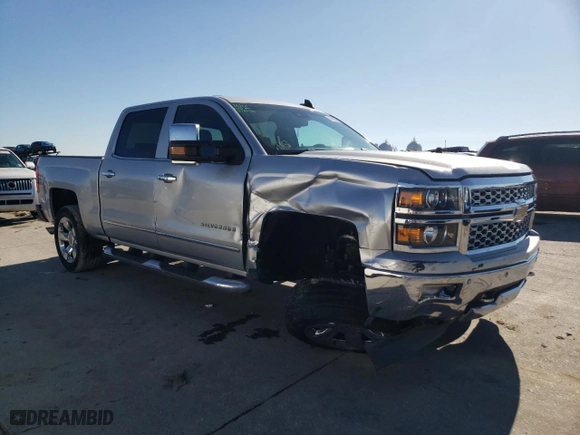 2015 Chevrolet Silverado 1500 LTZ with VIN 3GCUCSEC9FG274082, listed as a Copart auction lot 46825585 with 137,433 mi miles and Salvage Title. Bid and sale history available at carsss.com. Image 4.