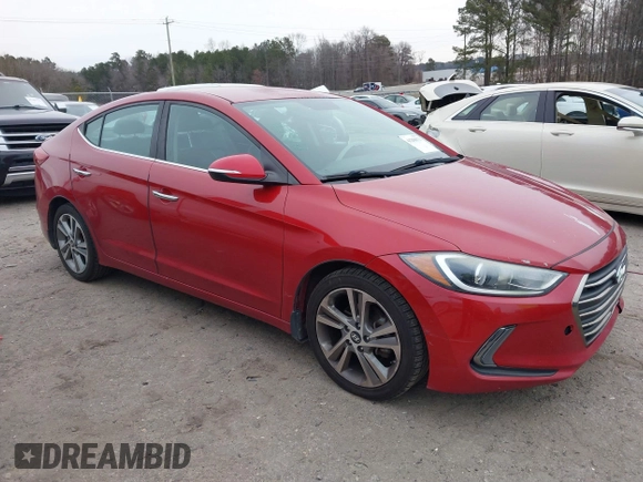 2017 Hyundai Elantra Value Edition z VIN KMHD84LF6HU226416, wystawiony jako IAAI lot #41298971 z przebiegiem 131 863 mil mil oraz . Historia ofert i sprzedaży dostępna na DreamBid. Obrazek 1.