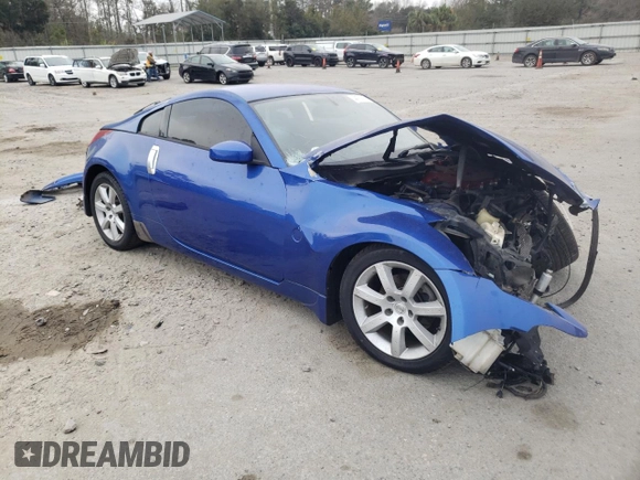 2005 Nissan 350Z Touring with VIN JN1AZ34D85M609834, listed as a Copart auction lot 44757365 with Not Provided miles and Salvage Title. Bid and sale history available at carsss.com. Image 4.