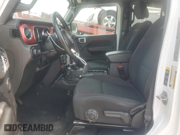 2020 Jeep Wrangler Unlimited Rubicon z VIN 1C4HJXFG8LW244882, wystawiony jako Copart lot #59293225 z przebiegiem 36 061 mil mil oraz Szkoda całkowita • Salvage title. Historia ofert i sprzedaży dostępna na DreamBid. Obrazek 7.
