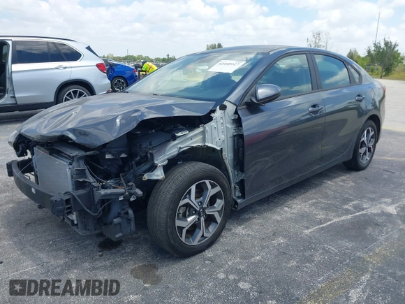 2021 Kia Forte LXS with VIN 3KPF24AD1ME353955, listed as a IAAI auction lot 42160127 with 61,719 mi miles. Bid and sale history available at carsss.com. Image 17.