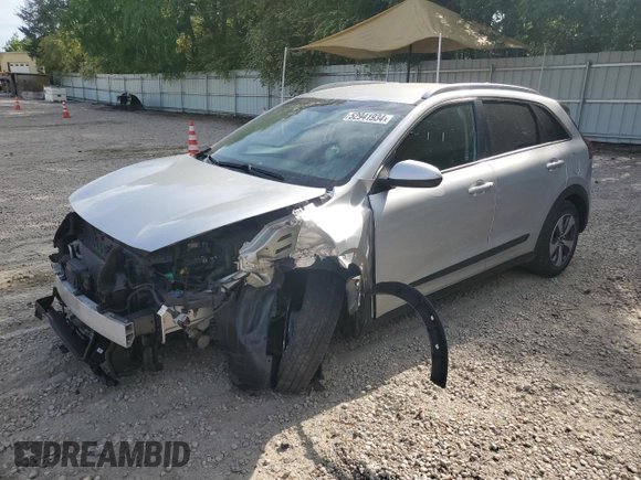 2018 Kia Niro FE with VIN KNDCB3LC4J5207459, listed as a Copart auction lot 52941934 with 22,717 mi miles and Salvage Title. Bid and sale history available at carsss.com. Image 1.