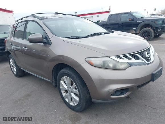 2011 Nissan Murano SV with VIN JN8AZ1MW2BW170248, listed as a IAAI auction lot 41412898 with 205,107 mi miles. Bid and sale history available at carsss.com. Image 1.