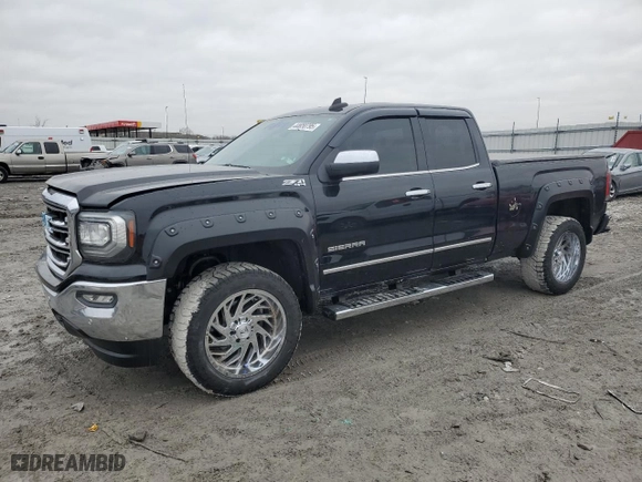 2017 GMC Sierra 1500 SLT with VIN 1GTV2NEC9HZ124940, listed as a Copart auction lot 44650795 with 85,653 mi miles and Salvage Title. Bid and sale history available at carsss.com. Image 1.