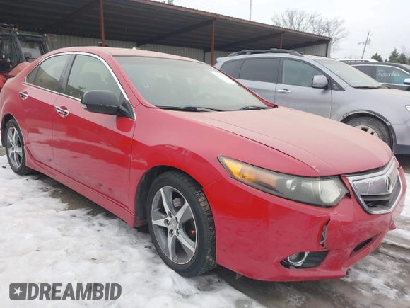 2012 Acura TSX Special Edition with VIN JH4CU2F89CC018444, listed as a IAAI auction lot 41398714 with 134,827 mi miles. Bid and sale history available at carsss.com. Image 1.
