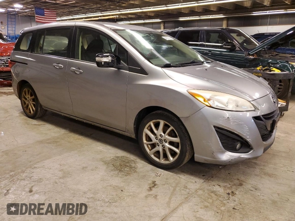 2013 Mazda 5 Touring with VIN JM1CW2CL0D0153240, listed as a Copart auction lot 44012365 with 270,027 mi miles and Clean Title. Bid and sale history available at carsss.com. Image 4.