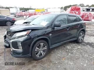 2020 Mitsubishi Outlander Sport ES 2.0 with VIN JA4AR3AU9LU004505, listed as a IAAI auction lot 41412103 with 69,606 mi miles. Bid and sale history available at carsss.com. Image 2.