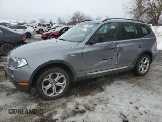 2010 BMW X3 xDrive30i with VIN WBXPC9C41AWJ39564, listed as a Copart auction lot 47115225 with 82,046 mi miles and Clean Title. Bid and sale history available at carsss.com. Image 1.