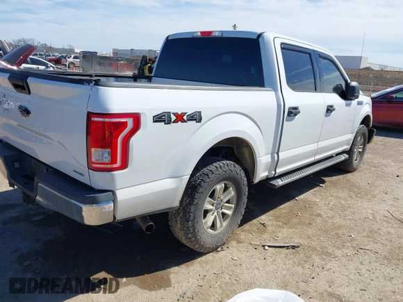2016 Ford F-150 XLT with VIN 1FTEW1EF6GKD02141, listed as a IAAI auction lot 41675647 with 108,583 mi miles. Bid and sale history available at carsss.com. Image 4.