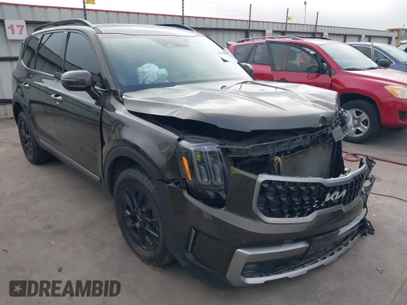 2023 Kia Telluride SX Prestige X-Pro с VIN 5XYP5DGC8PG357339, выставлен на аукционе IAAI как лот 42035859 с пробегом 26 835 миль миль и . История ставок и продаж доступна на DreamBid. Изображение 1.