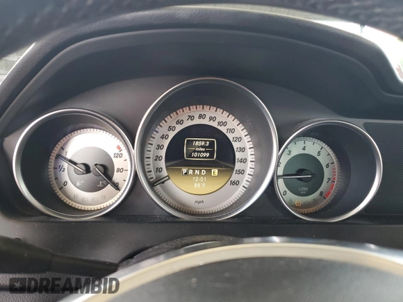 2012 Mercedes-Benz C 250 Sport with VIN WDDGF4HB8CA597638, listed as a Copart auction lot 62937105 with 101,099 mi miles and Salvage title. Bid and sale history available at DreamBid. Image 9.