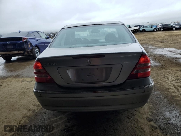 2003 Mercedes-Benz C 240 with VIN WDBRF61J73F423349, listed as a Copart auction lot 46162755 with 182,394 mi miles and Salvage title. Bid and sale history available at DreamBid. Image 6.