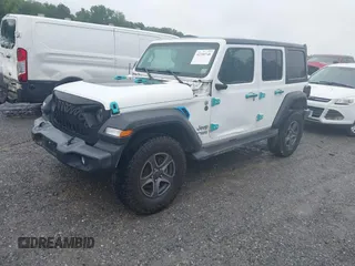 2019 Jeep Wrangler Unlimited Sport S with VIN 1C4HJXDG3KW504364, listed as a IAAI auction lot 42350748 with 109,524 mi miles and . Bid and sale history available at DreamBid. Image 18.