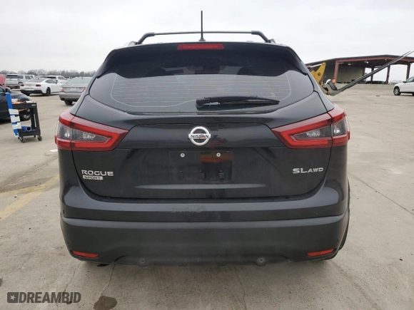 2021 Nissan Rogue Sport SL with VIN JN1BJ1CW4MW667543, listed as a Copart auction lot 43786125 with 49,996 mi miles and Salvage Title. Bid and sale history available at carsss.com. Image 6.