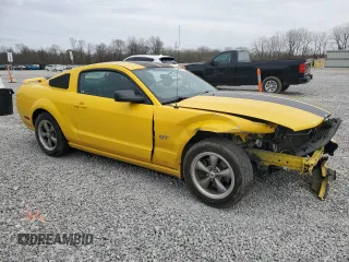 2006 Ford Mustang GT Deluxe with VIN 1ZVHT82H765172787, listed as a Copart auction lot 52539725 with 161,409 mi miles and Salvage Title. Bid and sale history available at carsss.com. Image 4.