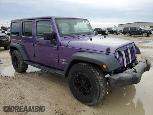 2018 Jeep Wrangler JK Unlimited Sport S with VIN 1C4BJWDG7JL907716, listed as a Copart auction lot 41833105 with 64,279 mi miles and Salvage Title. Bid and sale history available at carsss.com. Image 4.