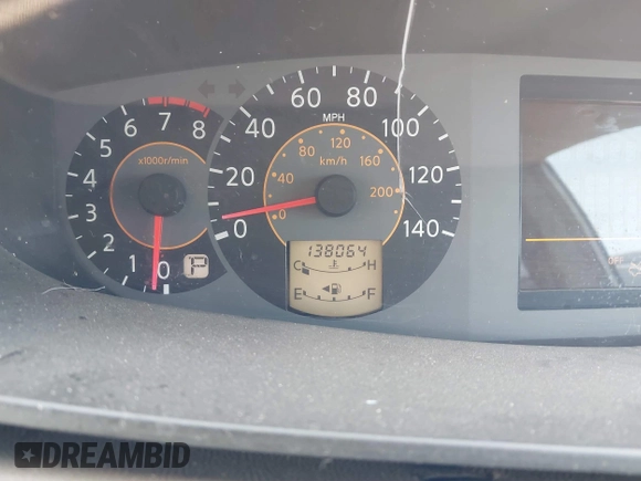 2005 Nissan Quest SE with VIN 5N1BV28U25N126993, listed as a IAAI auction lot 40958737 with 138,064 mi miles. Bid and sale history available at carsss.com. Image 7.