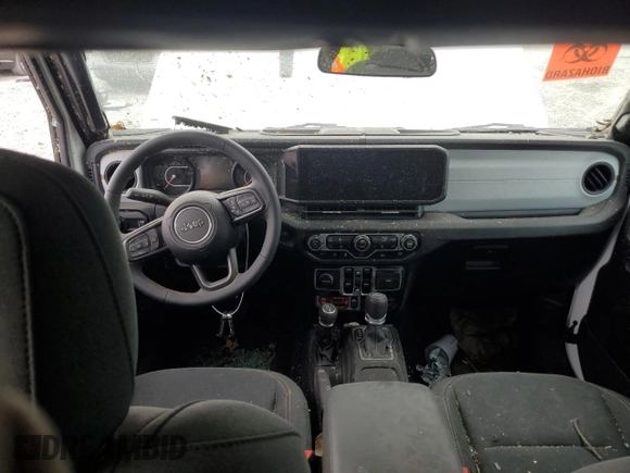2024 Jeep Wrangler Willys with VIN 1C4PJXDG5RW350147, listed as a Copart auction lot 50164515 with 2,394 mi miles and Salvage title. Bid and sale history available at DreamBid. Image 8.