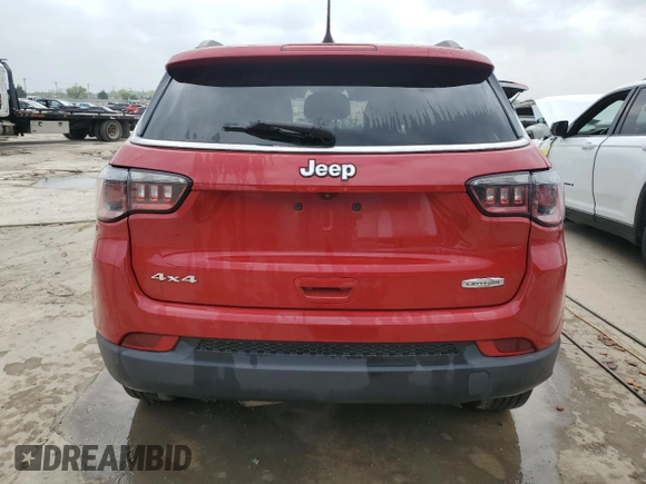 2018 Jeep Compass Latitude with VIN 3C4NJDBB1JT162555, listed as a Copart auction lot 50368155 with Not Provided miles and Clean Title. Bid and sale history available at DreamBid. Image 6.