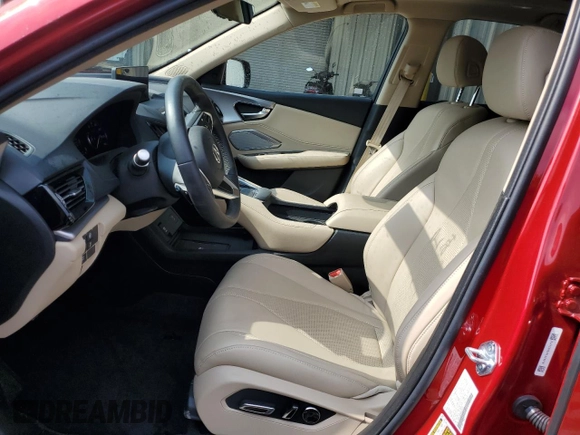 2023 Acura RDX w/Technology Package with VIN 5J8TC2H54PL024618, listed as a Copart auction lot 64178454 with 11,058 mi miles and Salvage Title. Bid and sale history available at carsss.com. Image 7.